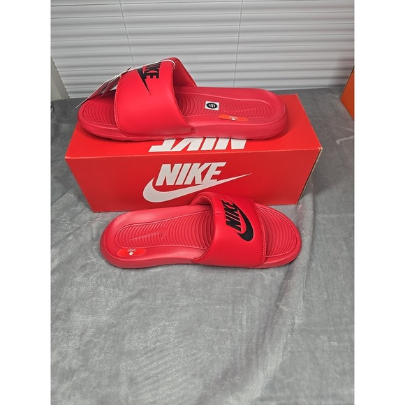 Nike Victori One Slide, Red Mens Size 8 Women 9.5 Slides, Slip On, Sandal main image 6